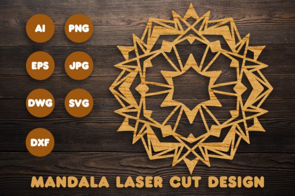 3D Geometric Mandala Svg Files for Cricut Projects