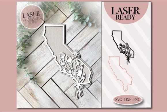 California Floral SVG: A Golden State Design Asset