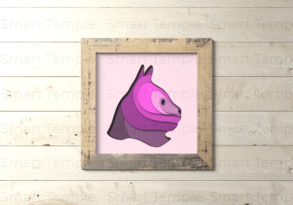 Cat Multilayer & Cat Layered Svg for Shadow Box Designs