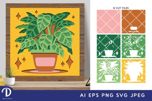 Potted Plants 3D Shadow Box Paper Cut: A Guide for Crafters